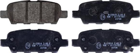 FEBI Bilstein 116198 - Гальмівні колодки, дискові гальма autozip.com.ua