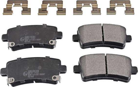 FEBI Bilstein 116147 - Гальмівні колодки, дискові гальма autozip.com.ua