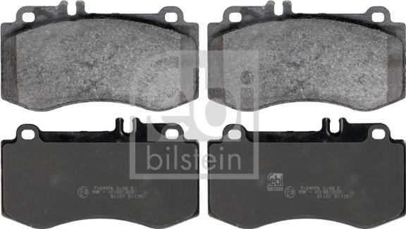 Febi Bilstein 116131 - Гальмівні колодки, дискові гальма autozip.com.ua