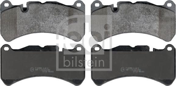 Febi Bilstein 116138 - Гальмівні колодки, дискові гальма autozip.com.ua