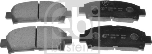 Febi Bilstein 116362 - Гальмівні колодки, дискові гальма autozip.com.ua