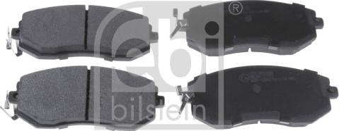 Febi Bilstein 116326 - Гальмівні колодки, дискові гальма autozip.com.ua