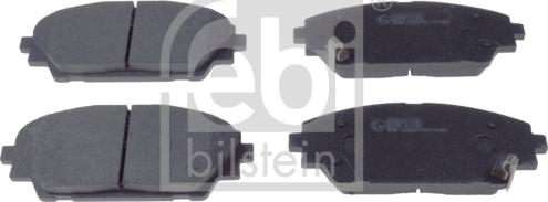 Febi Bilstein 116323 - Гальмівні колодки, дискові гальма autozip.com.ua