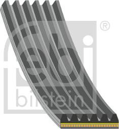FEBI Bilstein 184946 - Поліклиновий ремінь autozip.com.ua