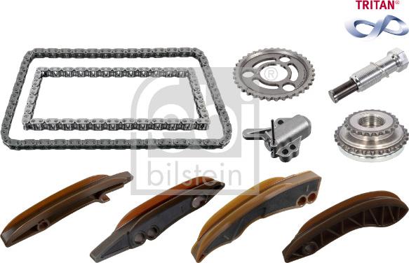 FEBI Bilstein 184573 - Комплект ланцюга приводу распредвала autozip.com.ua