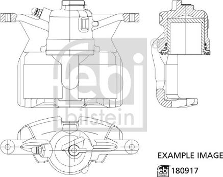 Febi Bilstein 180917 - Гальмівний супорт autozip.com.ua