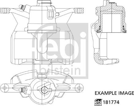 Febi Bilstein 181774 - Гальмівний супорт autozip.com.ua