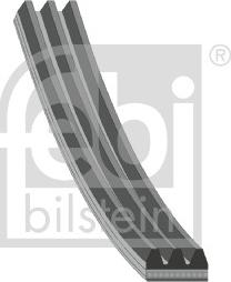 FEBI Bilstein 183074 - Поліклиновий ремінь autozip.com.ua