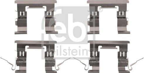Febi Bilstein 182542 - Комплектуючі, колодки дискового гальма autozip.com.ua
