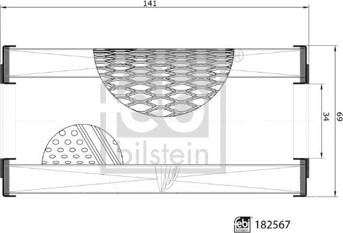 Febi Bilstein 182567 - Масляний фільтр autozip.com.ua