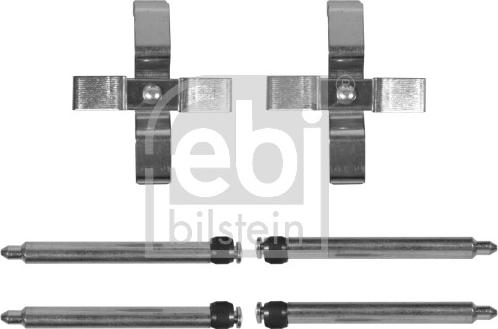 Febi Bilstein 182355 - Комплектуючі, колодки дискового гальма autozip.com.ua