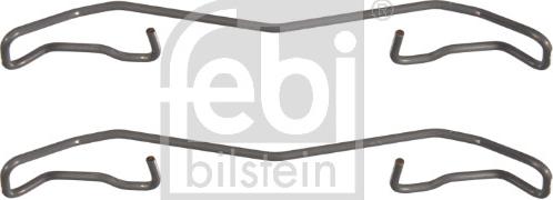 Febi Bilstein 182369 - Комплектуючі, колодки дискового гальма autozip.com.ua