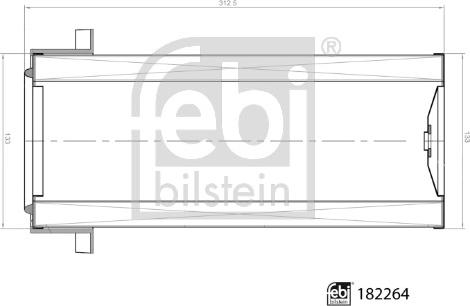 Febi Bilstein 182264 - Повітряний фільтр autozip.com.ua