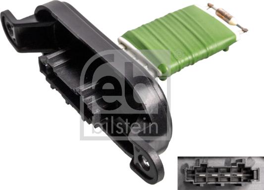 FEBI Bilstein 176299 - Опір, реле, вентилятор салону autozip.com.ua