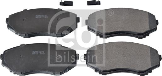 FEBI Bilstein 170858 - Гальмівні колодки, дискові гальма autozip.com.ua