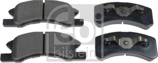 Febi Bilstein 170246 - Гальмівні колодки, дискові гальма autozip.com.ua
