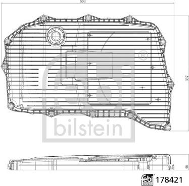 Febi Bilstein 178421 - Гідрофільтри, автоматична коробка передач autozip.com.ua