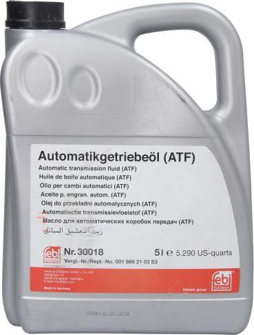 FEBI Bilstein 30018 - Масло автоматичної коробки передач autozip.com.ua
