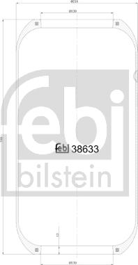 Febi Bilstein 38633 - Кожух пневматичної ресори autozip.com.ua