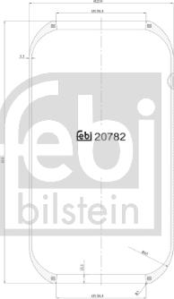 Febi Bilstein 20782 - Кожух пневматичної ресори autozip.com.ua