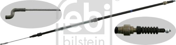 Febi Bilstein 27161 - Трос, гальмівна система autozip.com.ua