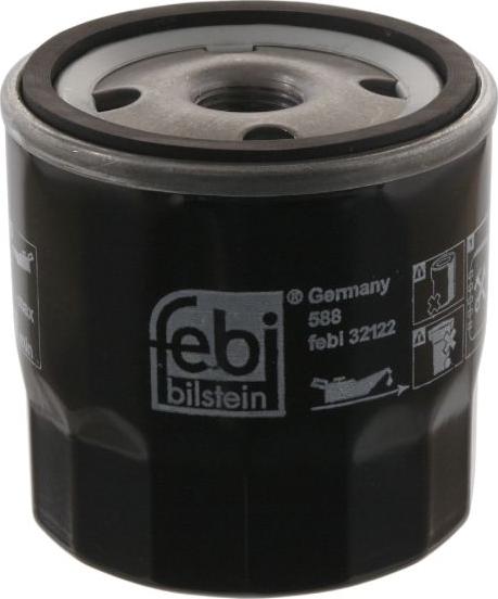 FEBI Bilstein 32122 - Масляний фільтр autozip.com.ua