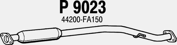 Fenno P9023 - Середній глушник вихлопних газів autozip.com.ua