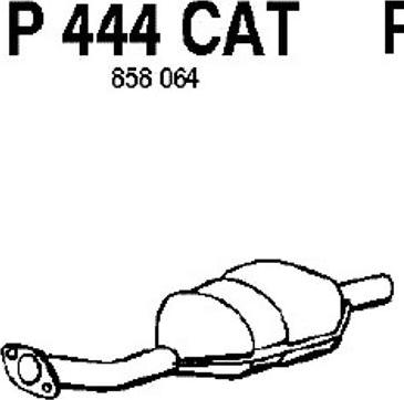 Fenno P444CAT - Каталізатор autozip.com.ua