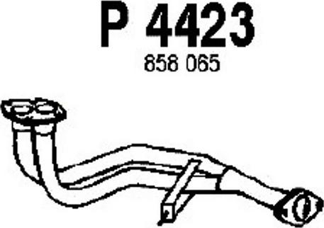 Fenno P4423 - Труба вихлопного газу autozip.com.ua