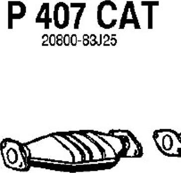 Fenno P407CAT - Каталізатор autozip.com.ua