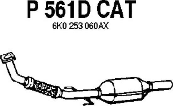 Fenno P561DCAT - Каталізатор autozip.com.ua