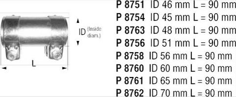 Fenno P8763 - З'єднувальні елементи, система випуску autozip.com.ua