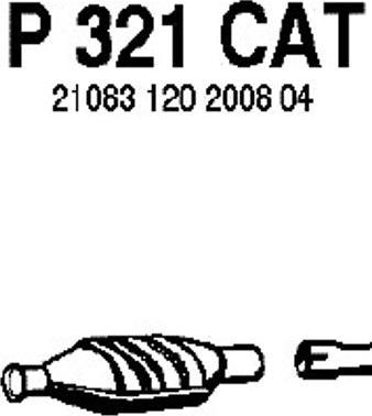 Fenno P321CAT - Каталізатор autozip.com.ua