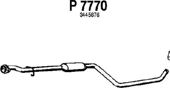 Fenno P7770 - Середній глушник вихлопних газів autozip.com.ua