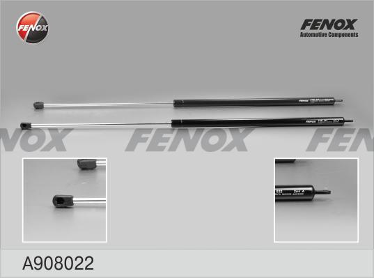 Fenox A908022 - Газова пружина, капот autozip.com.ua