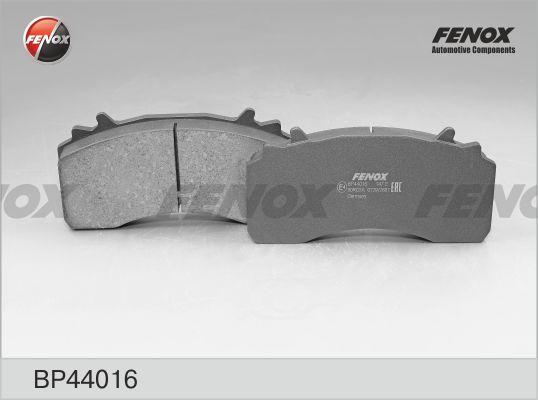 Fenox BP44016 - Гальмівні колодки, дискові гальма autozip.com.ua