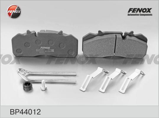 Fenox BP44012 - Гальмівні колодки, дискові гальма autozip.com.ua