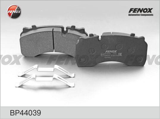 Fenox BP44039 - Гальмівні колодки, дискові гальма autozip.com.ua