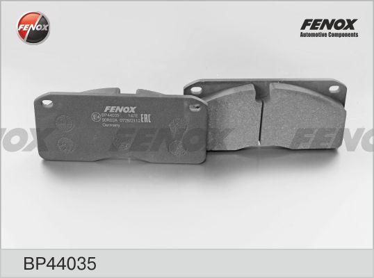 Fenox BP44035 - Гальмівні колодки, дискові гальма autozip.com.ua