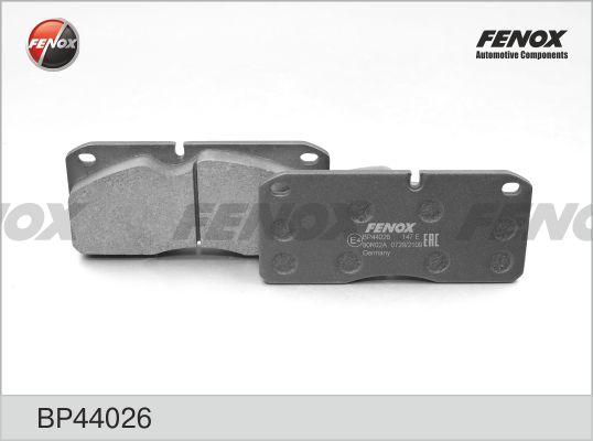 Fenox BP44026 - Гальмівні колодки, дискові гальма autozip.com.ua