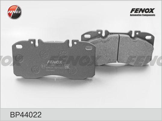 Fenox BP44022 - Гальмівні колодки, дискові гальма autozip.com.ua