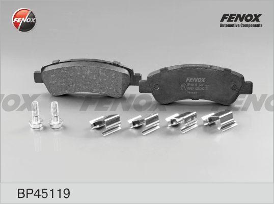 Fenox BP45119 - Гальмівні колодки, дискові гальма autozip.com.ua