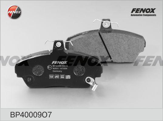 Fenox BP40009O7 - Гальмівні колодки, дискові гальма autozip.com.ua