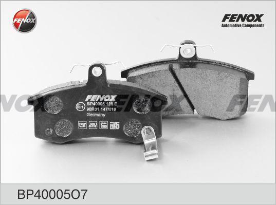 Fenox BP40005O7 - Гальмівні колодки, дискові гальма autozip.com.ua