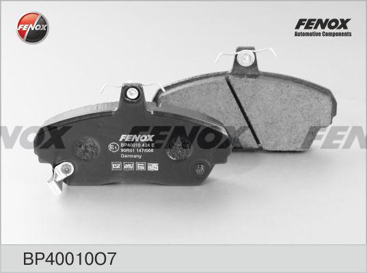 Fenox BP40010O7 - Гальмівні колодки, дискові гальма autozip.com.ua