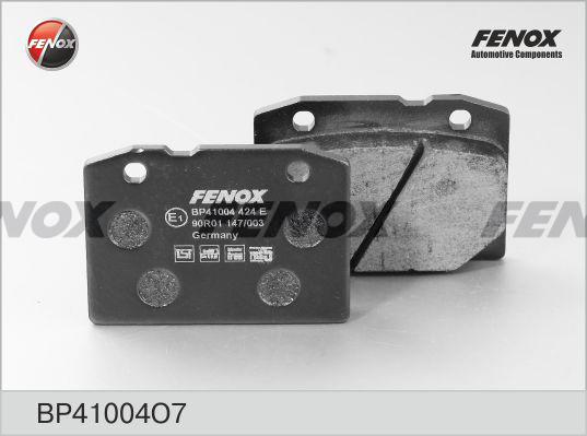 Fenox BP41004O7 - Гальмівні колодки, дискові гальма autozip.com.ua