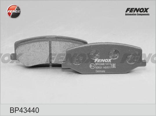 Fenox BP43440 - Гальмівні колодки, дискові гальма autozip.com.ua