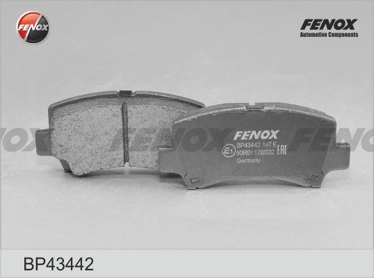 Fenox BP43442 - Гальмівні колодки, дискові гальма autozip.com.ua