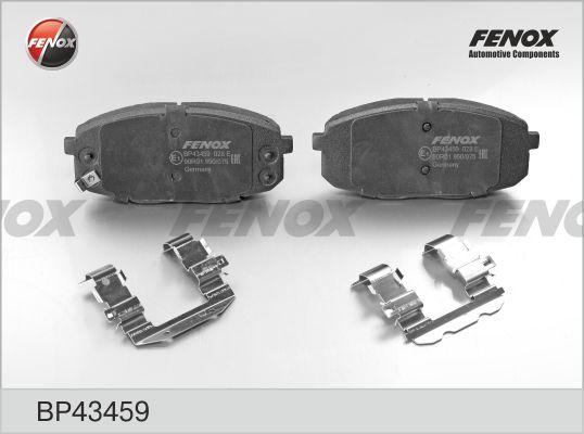 Fenox BP43459 - Гальмівні колодки, дискові гальма autozip.com.ua