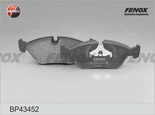 Fenox BP43452 - Гальмівні колодки, дискові гальма autozip.com.ua